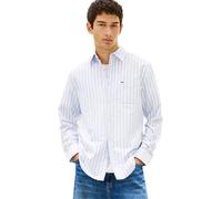 Tommy Jeans Tjm Reg Stripe Oxford Camicia Ext DM0DM22790 L/S Camicia, Blu (Blue Twilight Stripe), M