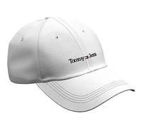 Tommy Jeans Uomo Cappellino Sport cap con Logo, Bianco (White), Taglia Unica