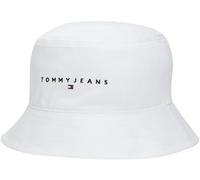 Tommy Jeans Uomo Cappello da Pescatore Logo Bucket Hat Outdoor, Bianco (White), S-M