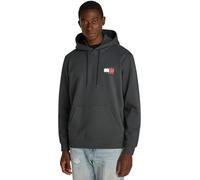 Tommy Jeans Uomo Felpa con Cappuccio Essential Flag Hood con Marsupio, Grigio (New Charcoal), 5XL