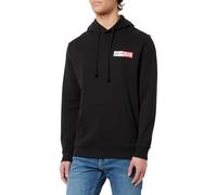 Tommy Jeans Uomo Felpa Entry Graphic con Cappuccio, Nero (Black), S