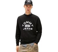 Tommy Jeans Tjm Reg Entry Gym Crew Ext DM0DM22681 Pullover Felpa, Nero (Nero), L