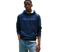 Tommy Jeans Uomo Felpa Linear Logo con Cappuccio