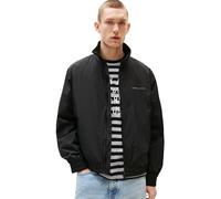 Tommy Jeans Uomo Giacca a Vento Essential con Colletto alla Coreana, Nero (Black), XXL