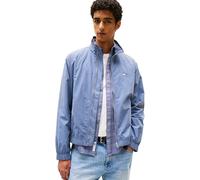 Tommy Jeans Uomo Giacca da Mezza Stagione Essential con Colletto alla Coreana, Blu (Blue Moment), M