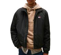 Tommy Jeans Uomo Giacca da Mezza Stagione Essential Padded con Colletto alla Coreana, Nero (Black), M