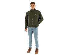 Tommy Jeans Uomo Giacca da Mezza Stagione Essential Padded con Colletto alla Coreana, Verde (Pewter Green), XL