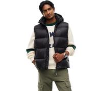 Tommy Jeans Uomo Gilet Essential Down Vest con Cappuccio, Nero (Black), M