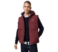 Tommy Jeans Uomo TJM ESSENTIAL DOWN VEST EXT DM0DM20465, Viola (Deep Rouge), XL