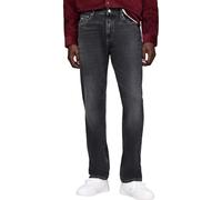 Tommy Jeans Uomo Jeans Ryan Straight Regular Fit, Nero (Denim Black), 36W/32L
