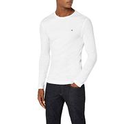 Tommy Jeans Maglietta Maniche Lunghe Uomo TJM Original Maniche Lunghe, Bianco (Classic White), M