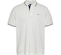 Tommy Jeans Uomo Maglietta Polo Maniche Corte Tipped Regular Fit, Bianco (Ecru), XL