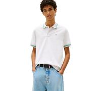 Tommy Jeans Uomo Maglietta Polo Tipped Regular Fit, Grigio (Ice Grey Heather), S