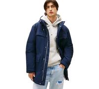 Tommy Jeans Uomo Parka City Ready con Cappuccio, Blu (Dark Night Navy), XS