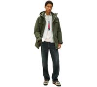 Tommy Jeans Uomo Parka City Ready con Cappuccio, Verde (Pewter Green), XXL