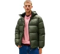 Tommy Jeans Uomo Piumino Essential Down Jacket Caldo, Verde (Pewter Green), L