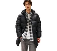 Tommy Jeans Uomo Piumino Essential Down Parka con Cappuccio, Nero (Black), M