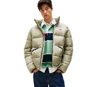 Tommy Jeans Uomo Piumino Vail con Colletto alla Coreana, Verde (Utility Sage), L
