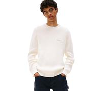 Tommy Jeans Uomo Pullover Script Chunky Pullover in Maglia, Avorio (Ancient White), S