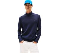 Tommy Jeans Uomo Pullover Slim Collo a Lupetto, Blu (Dark Night Navy), XS