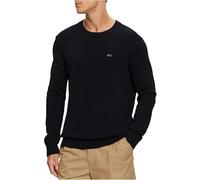 Tommy Jeans Uomo Pullover Slim Fit Crew Neck Sweater Pullover in Maglia, Nero (Black), M