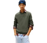 Tommy Jeans Uomo Pullover Sweater Slim Fit, Verde (Pewter Green), XXL
