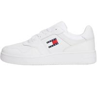 Tommy Jeans Uomo Sneakers Basketball Sportive, Bianco (White), 46