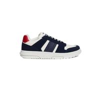 Tommy Jeans Uomo Sneakers Brooklyn in Pelle Scamosciata, Blu (Dark Night Navy), 40