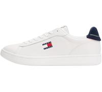 Tommy Jeans Uomo Sneakers con Suola Preformata Archive '98 in Pelle, Multicolore (RWB), 42