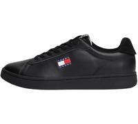 Tommy Jeans Uomo Sneakers con Suola Preformata Archive '98 in Pelle, Nero (Black), 45