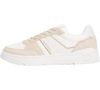 Tommy Jeans Uomo Sneakers con Suola Preformata Pods Profilo Basso, Beige (Silt), 41
