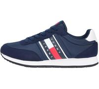Tommy Jeans Uomo Sneakers Running Classic Runner con Lacci, Blu (Dark Blue), 41