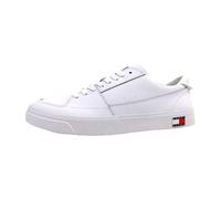 Tommy Jeans Uomo Sneakers Vulcanizzate Scarpe, Bianco (White), 40