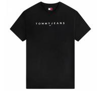 Tommy Jeans Uomo T-Shirt Maniche Corte Linear Logo Cotone