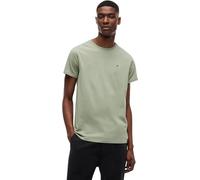 Tommy Jeans Uomo T-Shirt Maniche Corte Original Slim Fit, Nero (Spring Olive), M