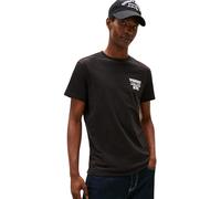Tommy Jeans Tjm Slim Entry Bills SS Tee Dm0Dm22321 Maglietta S/S, Black (Black), S Adulto