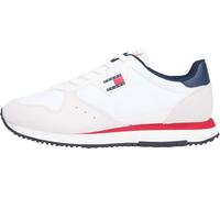 Tommy Jeans Uomo Tjm Eva Runner Pelle Em0em01649Low Top, Blu RWB, 41 EU