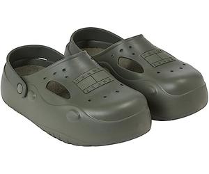 Tommy Jeans Uomo TJM Freedom Mule Warm Lining Em0em01337 Clacchette, Verde Pewter Green, 45/46 EU