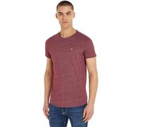 Tommy Jeans Uomo TJM XSLIM JASPE C NECK EXT DM0DM09586, Purple (Deep Rouge), XS