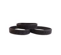 Tommy K Products Braccialetti colorati per sensibilizzazione, multicolore, rosso, blu, verde, giallo, arancione, per beneficenza, lavoro, speranza, fede, forza, coraggio, Adult Standard, Silicone