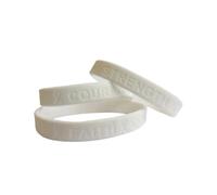 Tommy K Products Braccialetti colorati per sensibilizzazione, multicolore, rosso, blu, verde, giallo, arancione, per beneficenza, lavoro, speranza, fede, forza, coraggio, Adult Standard, Silicone