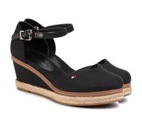 TOMMYHILF - Scarpa Donna Basic Closed Toe Medium Zeppa Black Espadrillas Con Zeppa 39 Scelta= p Black