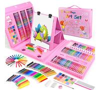 TOMMYHOME Kit da disegno 208 pezzi Deluxe Coloring Art Set per bambini 4-12 Disegnare e Pittura Set con Acquerello Disegno Matite Coloranti per Bambini