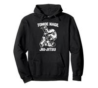 Tomoe Nage Jiu-Jitsu Sacrifice Throw BJJ Felpa con Cappuccio