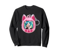 Tomonyachi Cat Girl Y2K Anime Neko Rosa Tamagotchi Vapour Felpa