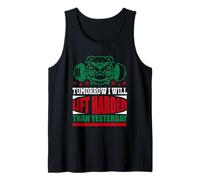 Tomorrow I Will Lift Harder Than Yesterday Gaming Quotes Canotta