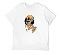TOMORROWS Men's Guy Fidlar Band Logo T-Shirts White 3XL