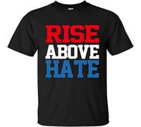 TOMORROWS Men's Jo%hn Cena Rise Above Hate Cotton T-Shirt Black XXL