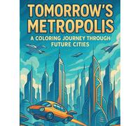 Tomorrow's Metropolis: A Coloring Journey Through Future Cities