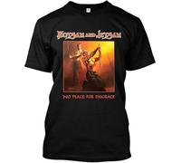 TOMORROWS NWT FZ Flotsam And Jetsam No Place for Disgrace Men's T-Shirt Black Unisex Tee Black XXL